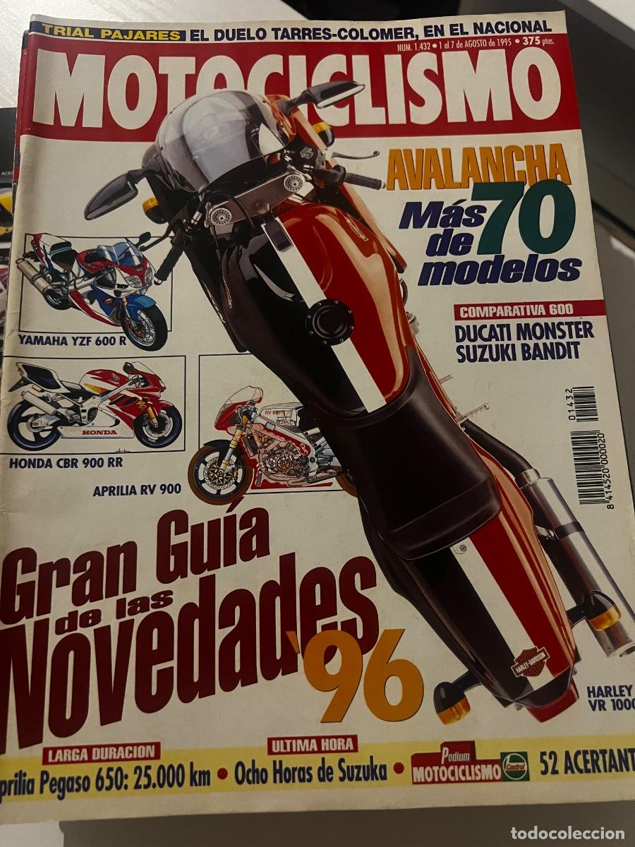 Coches y Motocicletas: MOTOCICLISMO. N&deg; 1432. AGOSTO 1995. DUCATI MONSTER. SUZUKI BANDIT. GRAN GU&Iacute;A DE NOVEDADES 96. LEER