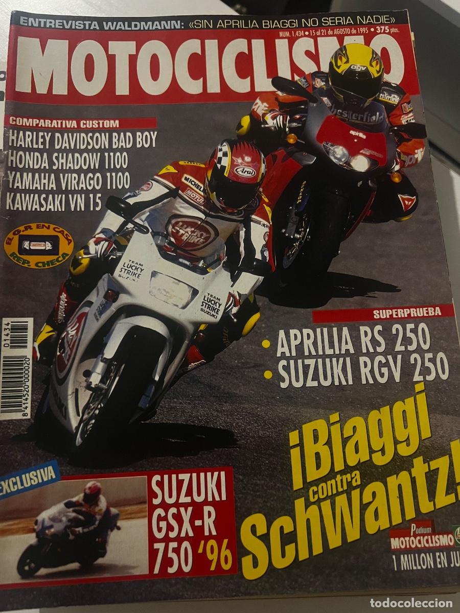 Coches y Motocicletas: MOTOCICLISMO. N&deg; 1434. AGOSTO 1995. BIAGGI CONTRA SCHWANTZ. SUZUKI GSX- R 750 96.LEER