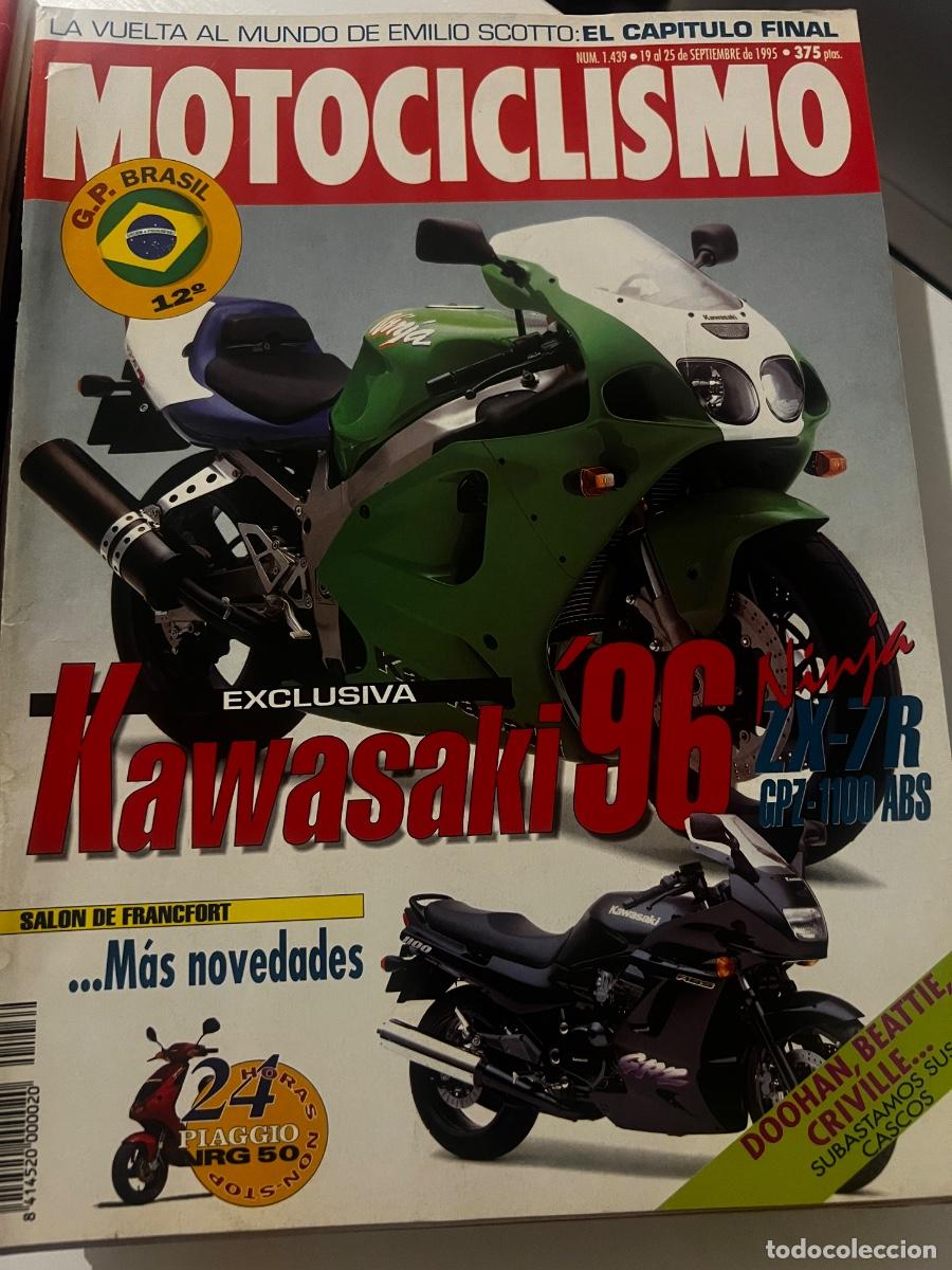 Coches y Motocicletas: MOTOCICLISMO. N&deg; 1439. SEPTIEMBRE 1995. KAWASAKI 96. ZX-7R GPZ-1100 ABS. SAL&Oacute;N DE FR&Aacute;NCFORT. LEER