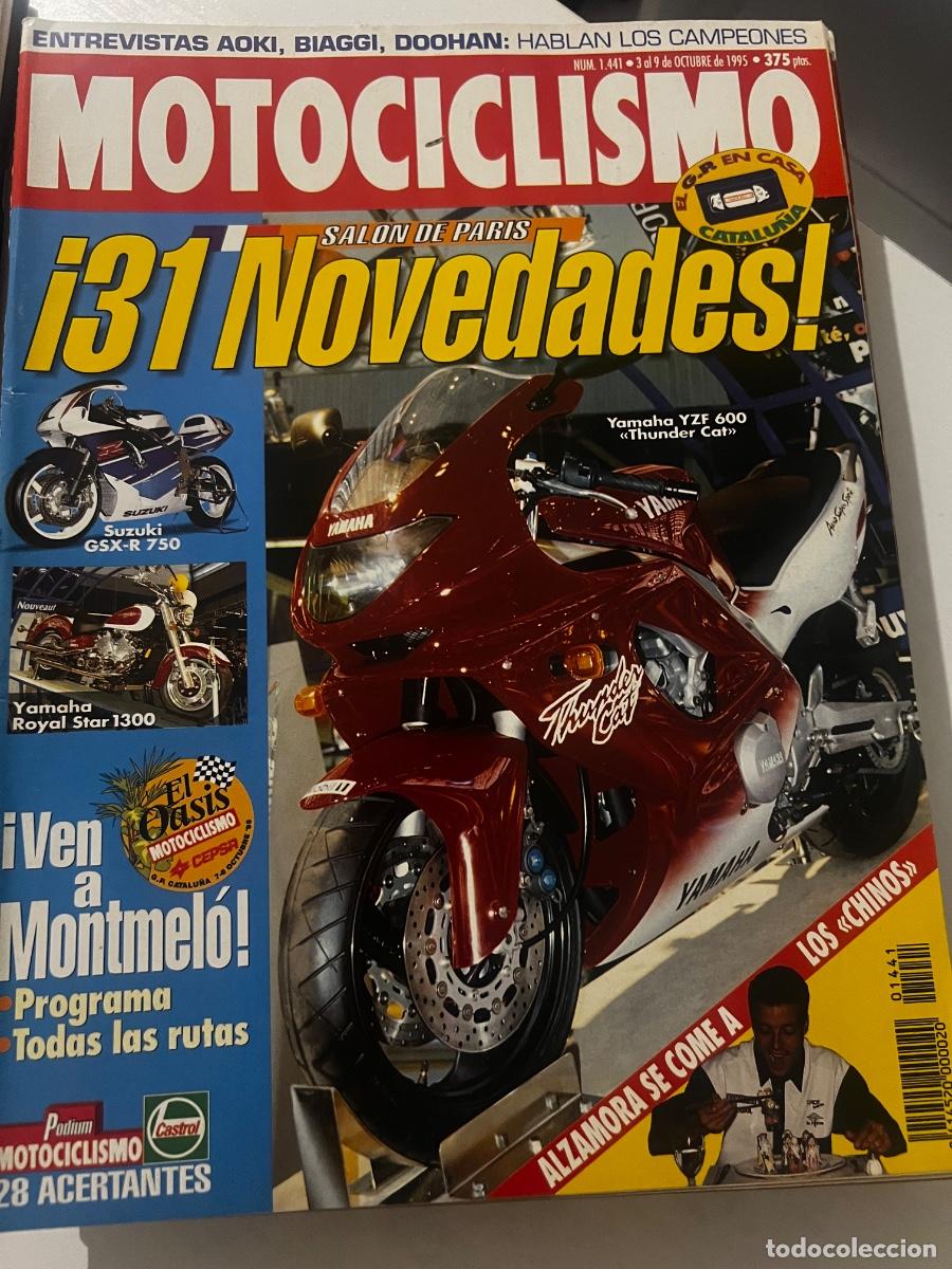 Coches y Motocicletas: MOTOCICLISMO. N&ordm; 1441. OCTUBRE. 1995. PRUEBA: PEUGEOT BUXY. YAMAHA YZF 600. ALZAMORA SE COME.. LEER.
