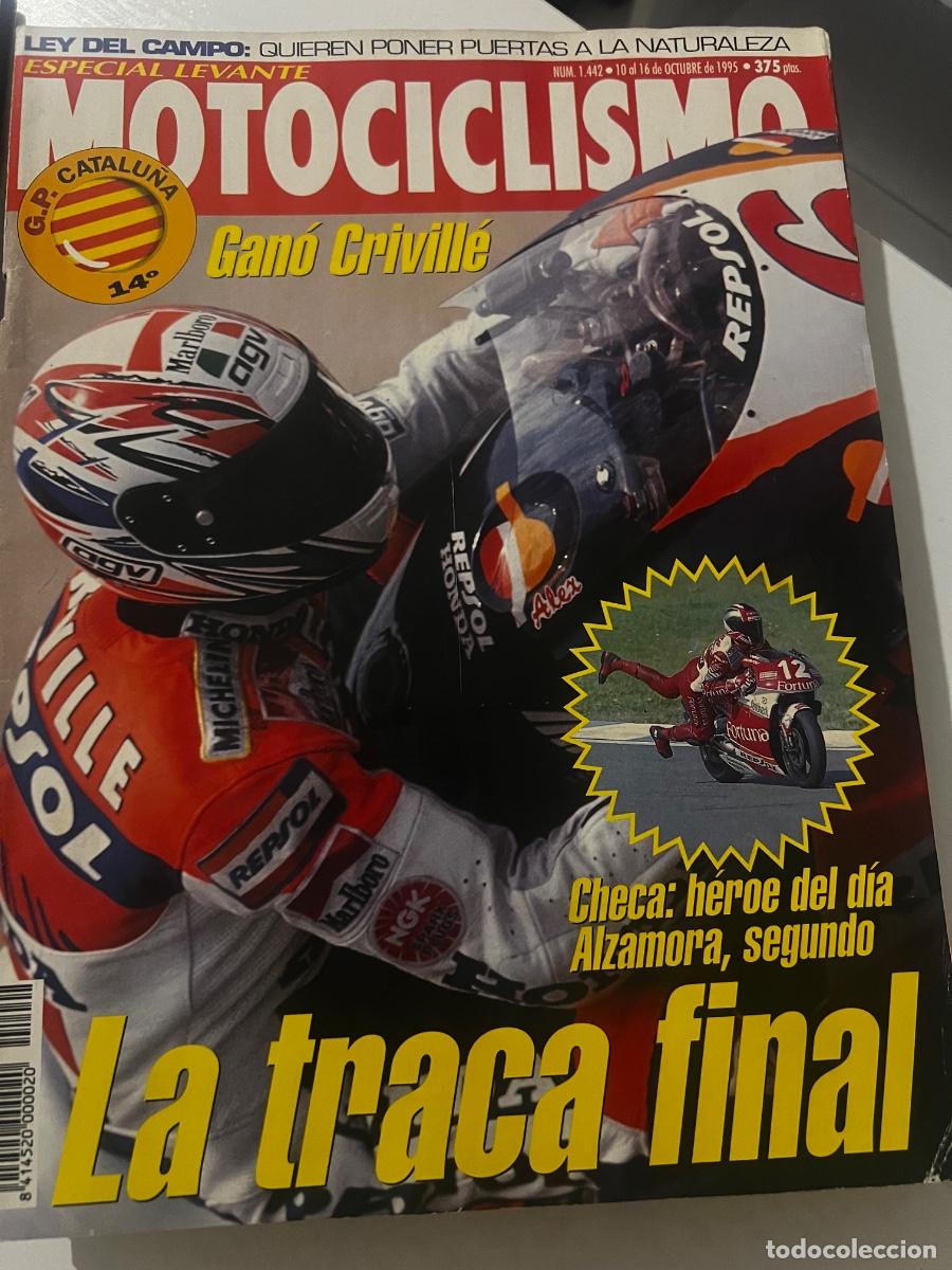 Coches y Motocicletas: MOTOCICLISMO. N&deg; 1442. OCTUBRE 1995. GAN&Oacute; CRIVILLE. LA TRACA FINAL. CHECA H&Eacute;ROE DEL D&Iacute;A. LEER