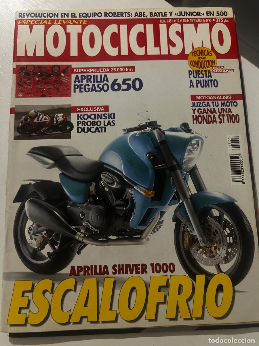 Coches y Motocicletas: MOTOCICLISMO. N&ordm; 1451. DICIEMBRE. 1995. APRILIA PEGASO 650. KOCINSKI PROBO DUCATI. LEER.