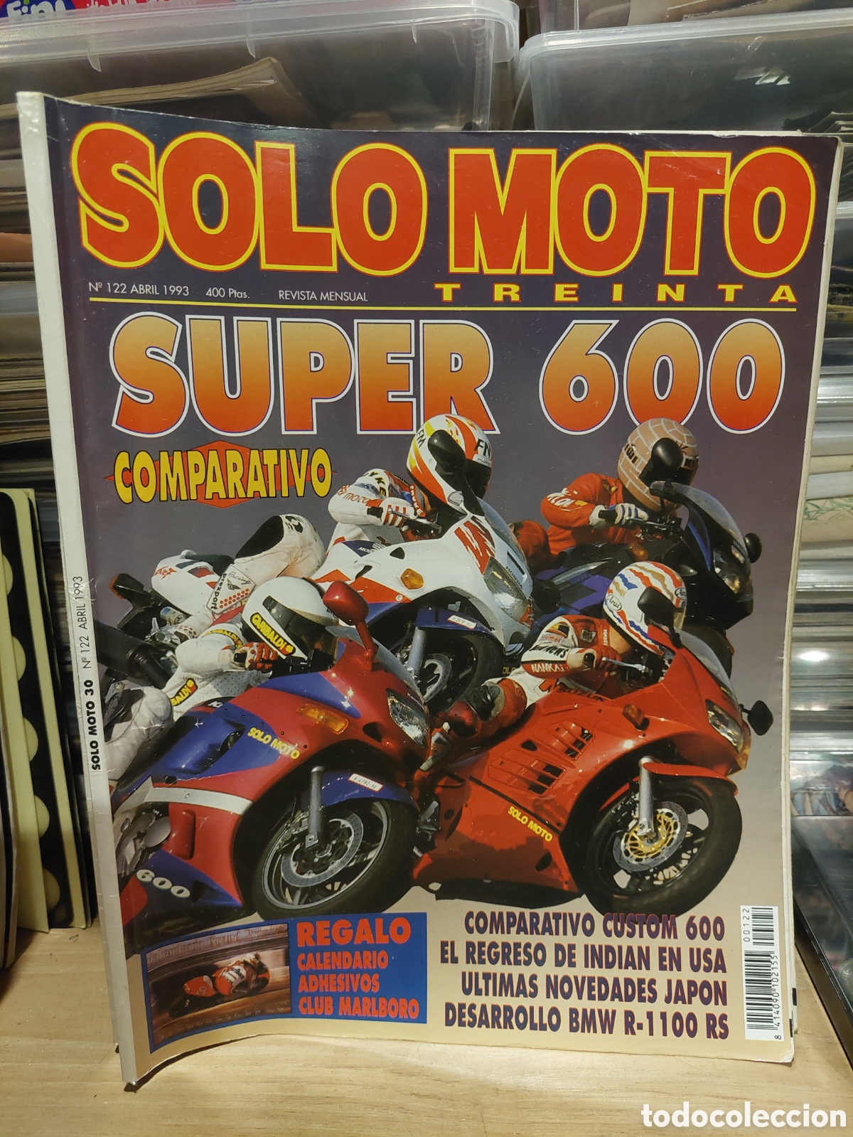 Coches y motocicletas: 1993 REVISTAS solo moto treinta n&uacute;meros 122/130
