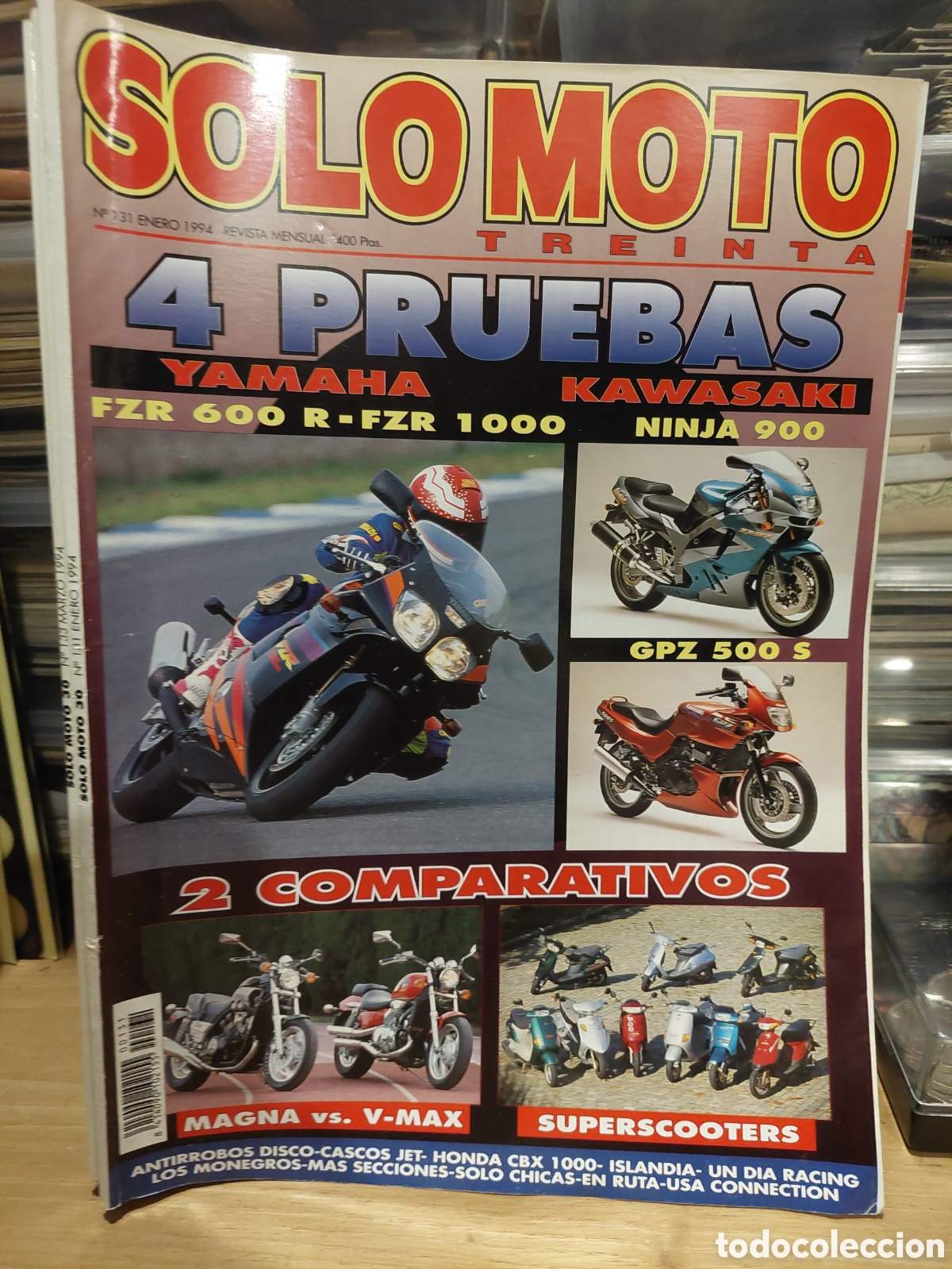 Coches y motocicletas: 1994 REVISTAS SOLO MOTO TREINTENA N&Uacute;MERO 131/142