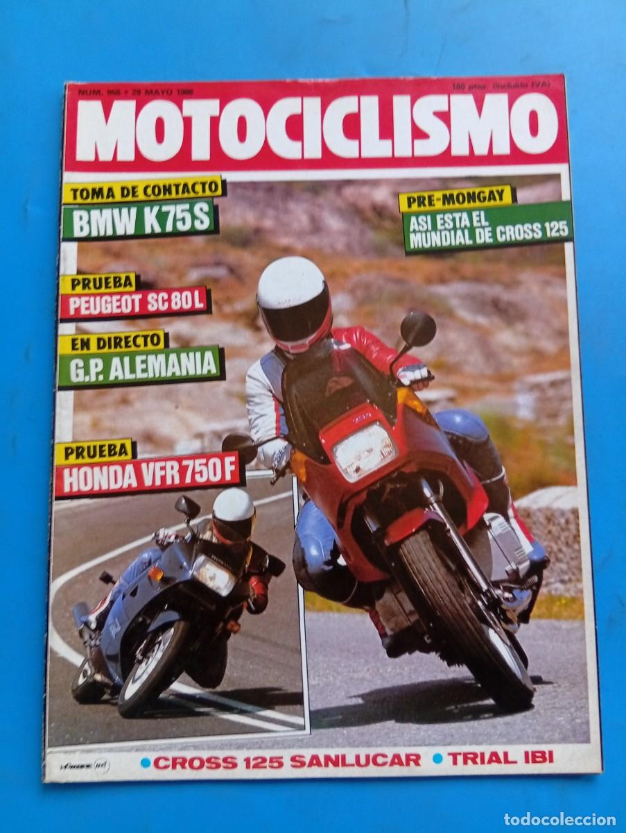 Coches y motocicletas: MOTOCICLISMO. N&ordm; 955. A&Ntilde;O 1986. PEUGEOT SC 80 L. GP DE ALEMANIA. CROSS 125 SANL&Uacute;CAR. HONDA VF.. LEER