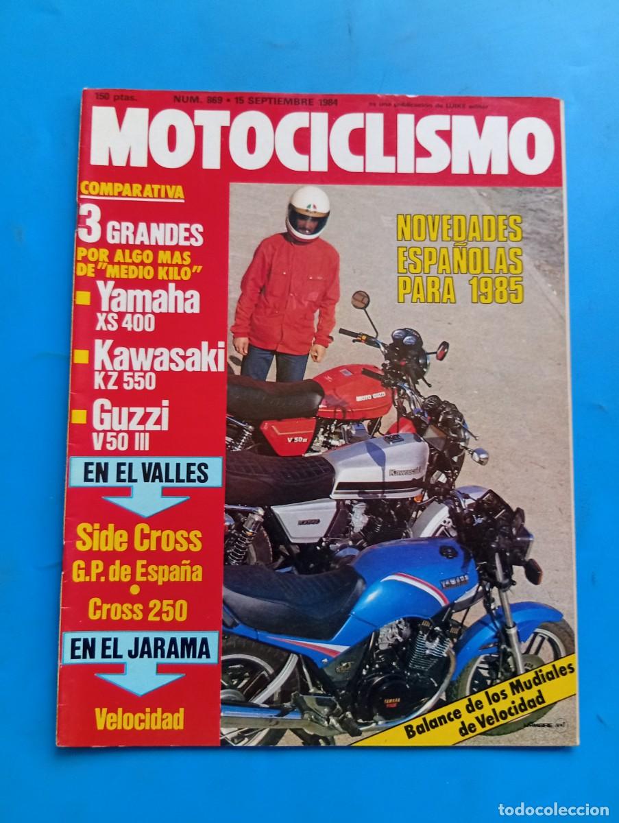 Coches y motocicletas: MOTOCICLISMO. N&ordm; 869. A&Ntilde;O 1984. TORMO VUELVE A CASA. G.P. DE ESPA&Ntilde;A DE SIDECROSS. COPA DE LAS.. LEER