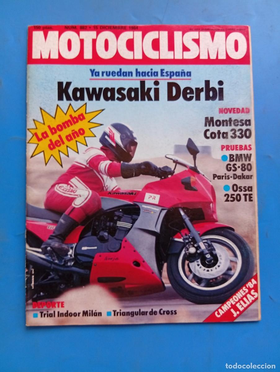 Coches y motocicletas: MOTOCICLISMO. N&ordm; 882. A&Ntilde;O 1984. MONTESA COTA 330. BMW GS &acute;80. OSSA 250 TE. TRIANGULAR DE MOTO.. LEER