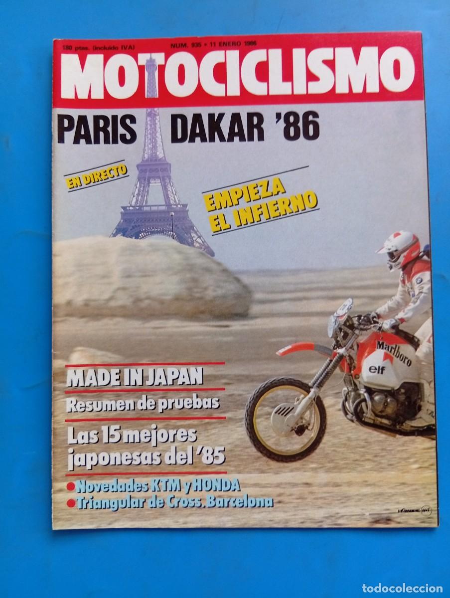 Coches y motocicletas: MOTOCICLISMO. N&ordm; 935. A&Ntilde;O 1986. NOVEDADES KTM EN ESPA&Ntilde;A. ENTREVISTA: MAURICIO VITALI. RALLYE .. LEER
