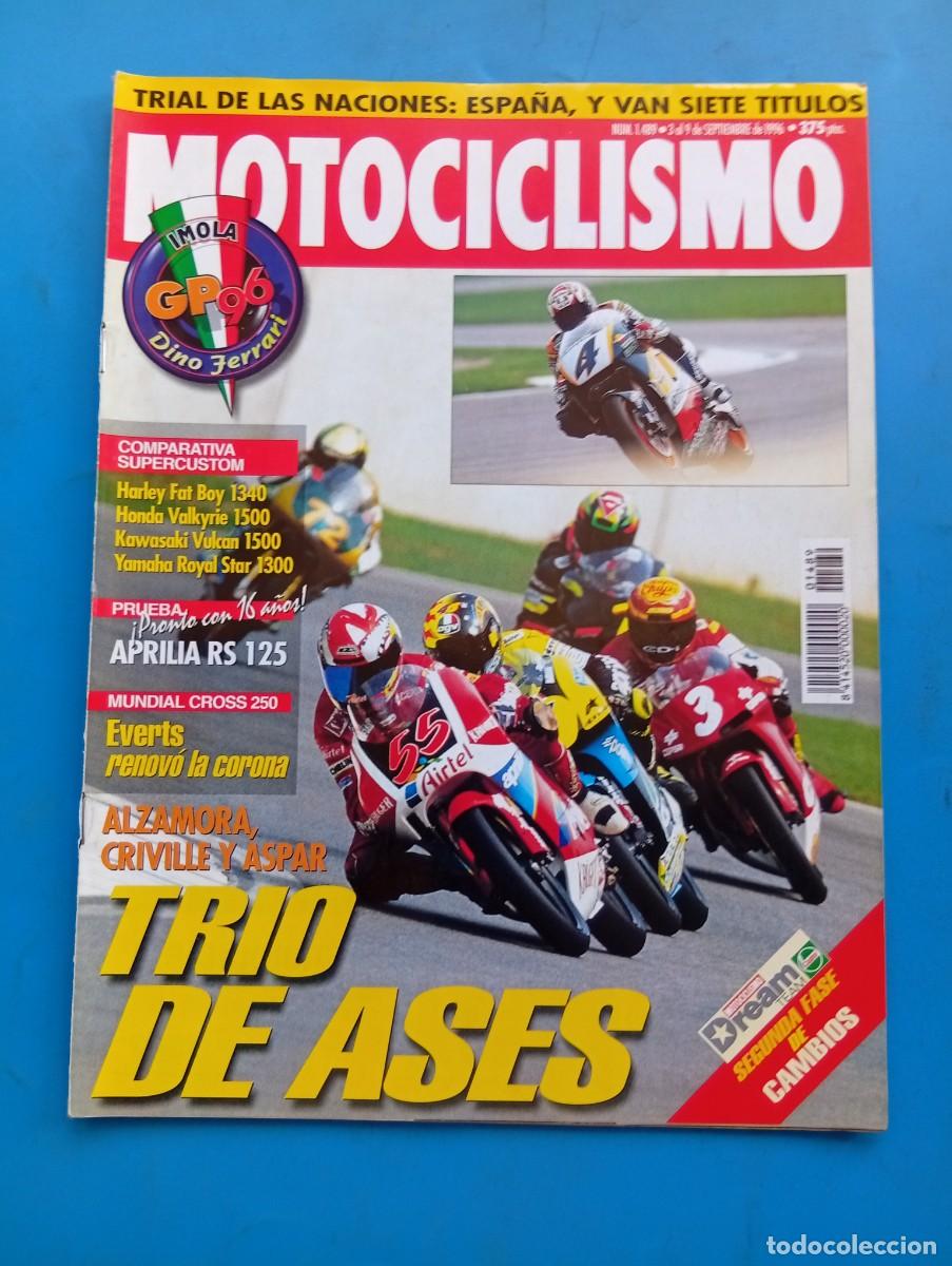 Coches y motocicletas: MOTOCICLISMO. N&ordm; 1489. SEPTIEMBRE 1996. HARLEY FAT BOY 1340. HONDA VALKYRIE 1500.... LEER.