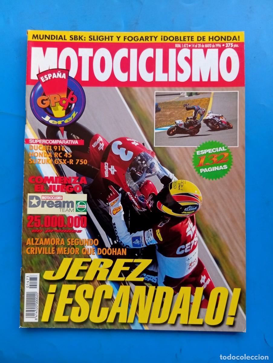 Coches y motocicletas: MOTOCICLISMO. N&ordm; 1473. MAYO 1996. COMIENZA EL JUEGO. ALZAMORA SEGUNDO. CRIVILLE MEJOR QUE .. LEER