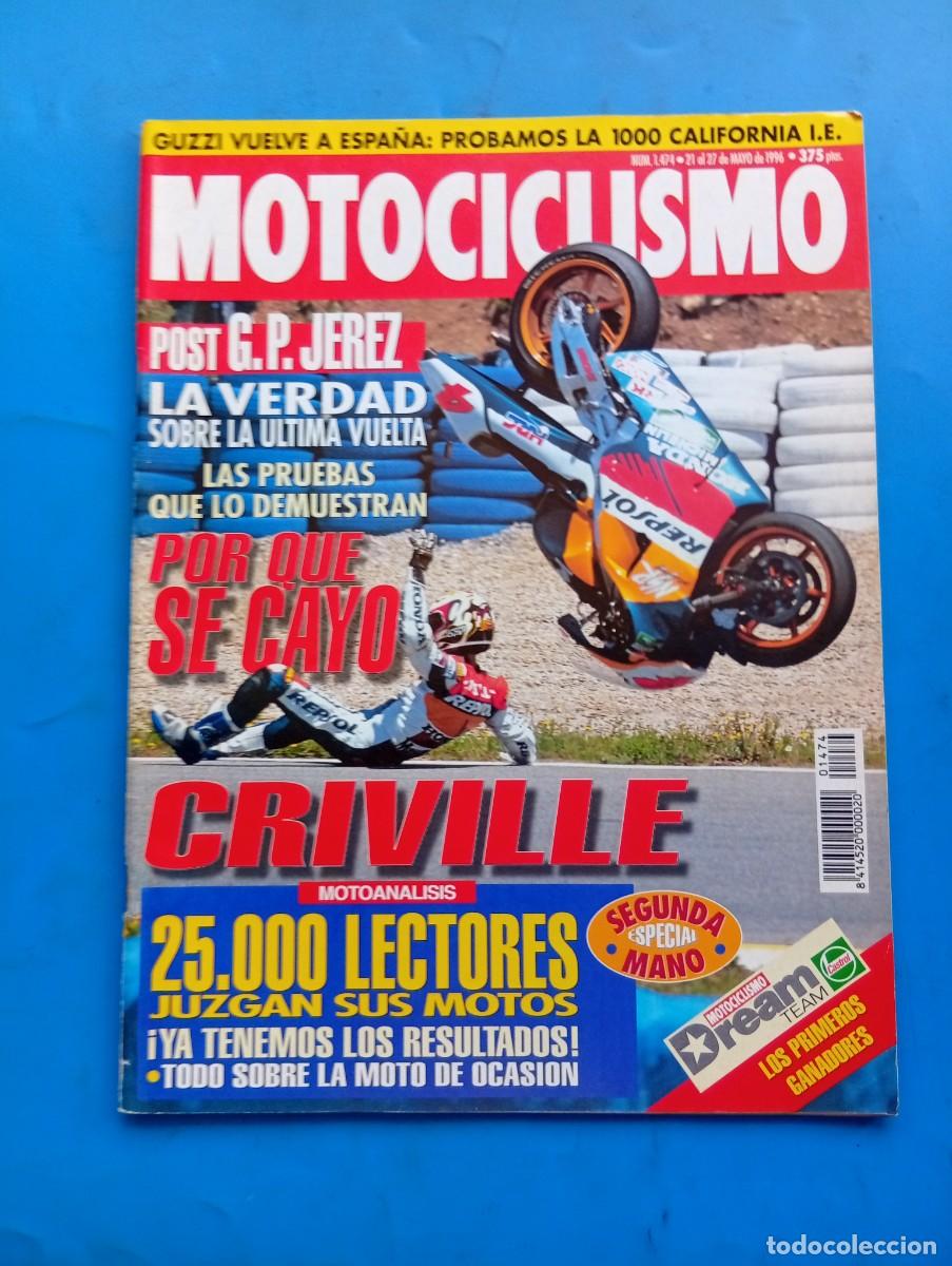 Coches y motocicletas: MOTOCICLISMO. N&ordm; 1474. MAYO 1996. LA VERDAD SOBRE LA ULTIMA VUELTA. CRIVILLE. POST G.P. JEREZ.. LEER
