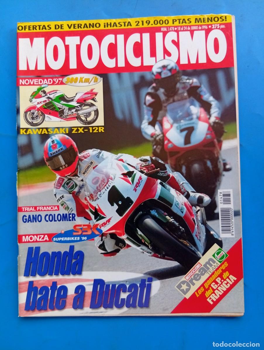 Coches y motocicletas: MOTOCICLISMO. N&ordm; 1478. JUNIO 1996. PRUEBA: KAWASAKI ZX-12R. TRIAL DE FRANCIA... LEER.