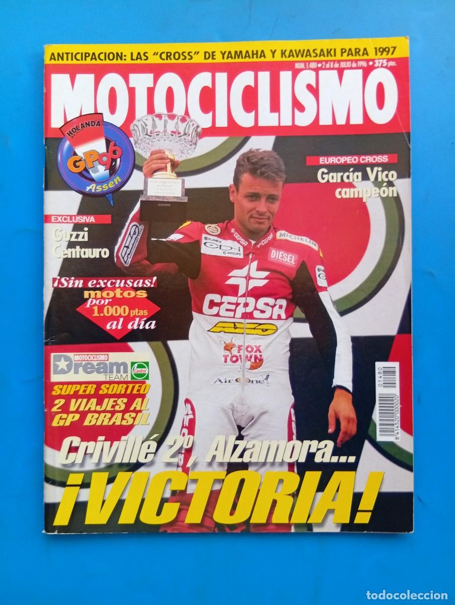 Coches y motocicletas: MOTOCICLISMO. N&ordm; 1480. JULIO 1996. PRUEBA: MOTO GUZZI V10 CENTAURO. ENTREVISTA: TROY CORSER. LEER