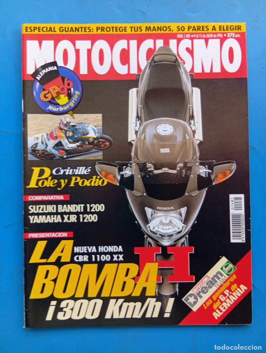 Coches y motocicletas: MOTOCICLISMO. N&ordm; 1481. JULIO 1996. COMPARATIVA: SUZUKI BANDIT 1200 vs YAMAHA XJR 1200. LEER.