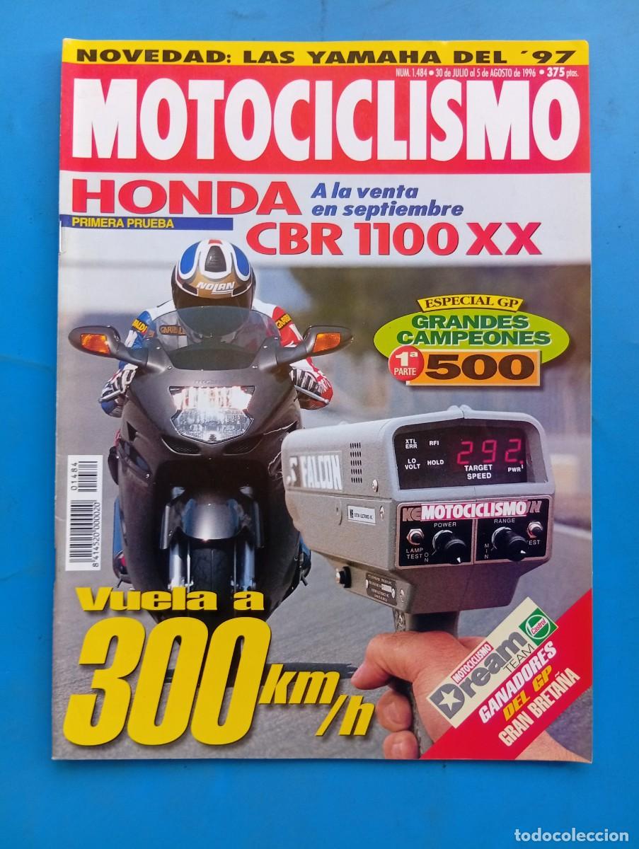 Coches y motocicletas: MOTOCICLISMO. N&ordm; 1484. AGOSTO 1996. HONDA CBR 1100 XX. SUZUKI GSX-R 750 SRAD. YAMAHA 97. LEER