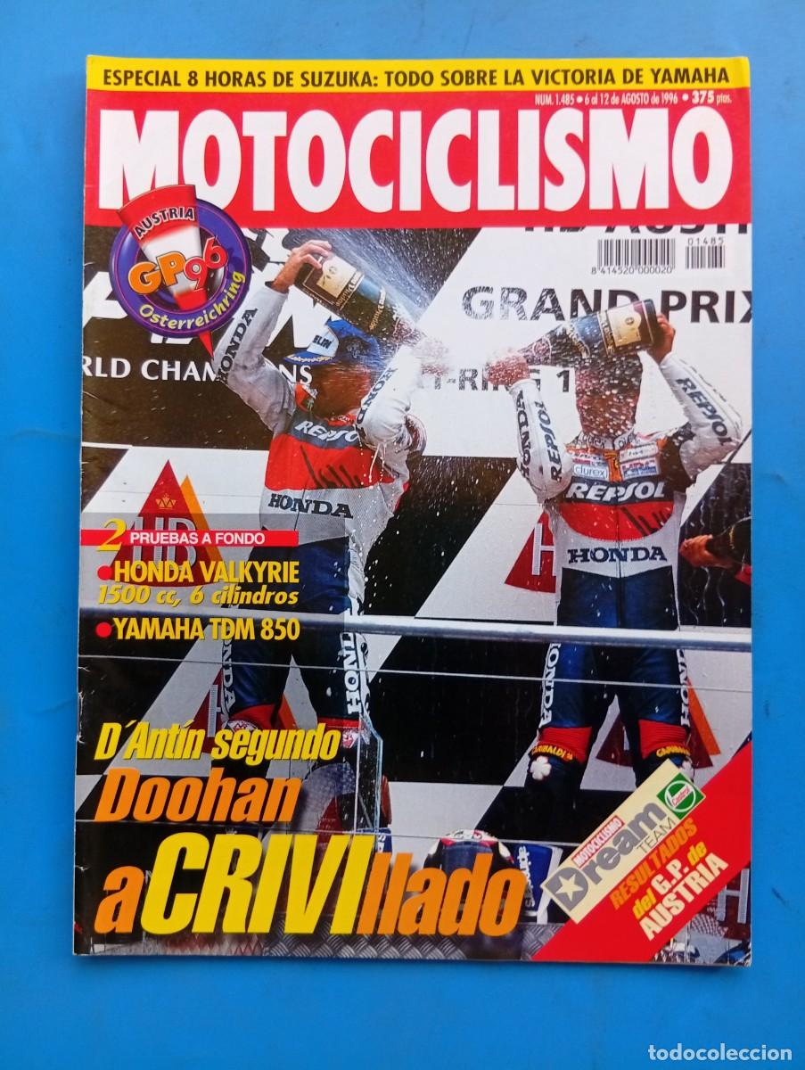 Coches y motocicletas: MOTOCICLISMO. N&ordm; 1485. AGOSTO 1996. PRUEBA: HONDA VALKYRIE 1500 CC. YAMAHA TDM 850. LEER