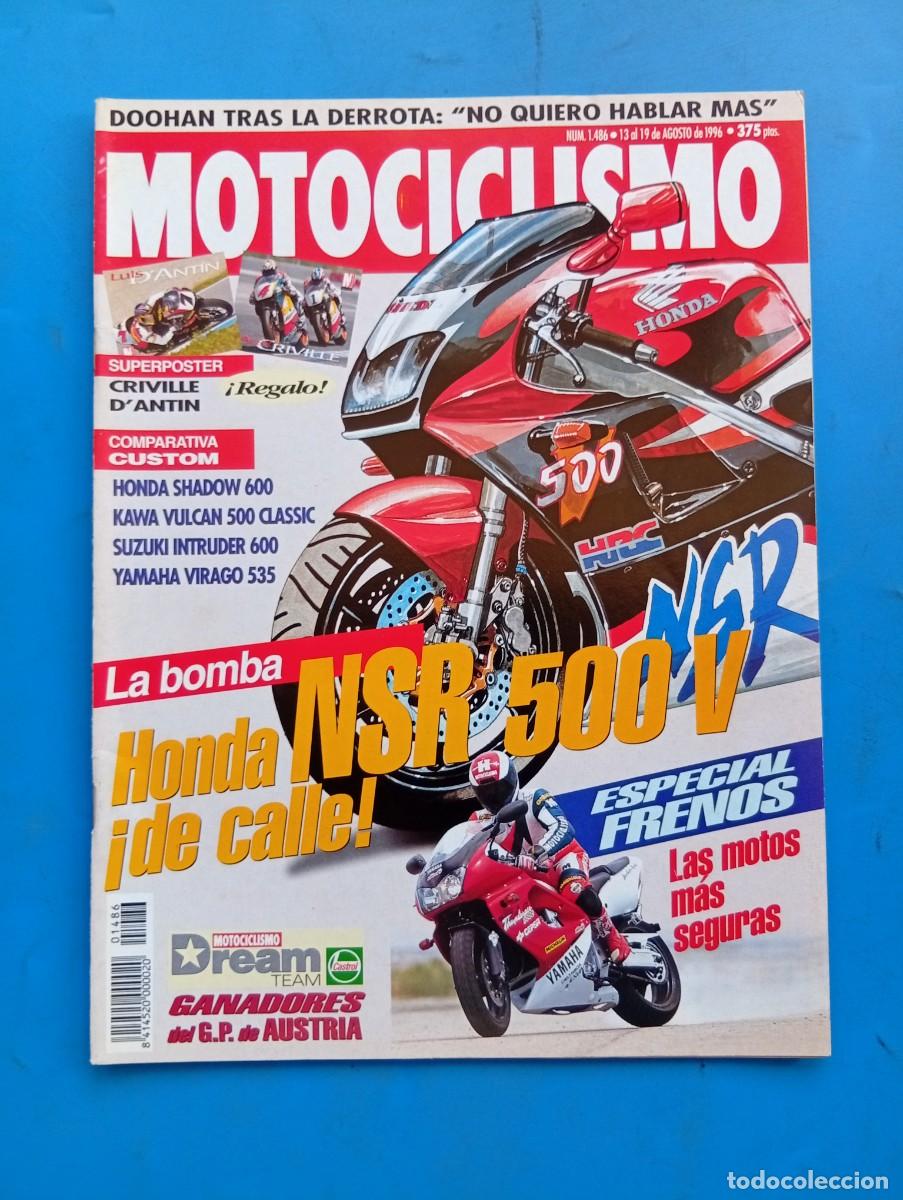 Coches y motocicletas: MOTOCICLISMO. N&ordm; 1486. AGOSTO 1996. PRUEBA: HONDA NSR 500 V DE GP. CIRCUITO DE ESPA&Ntilde;A... LEER.