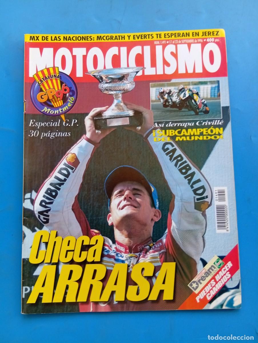 Coches y motocicletas: MOTOCICLISMO. N&ordm; 1491. SEPTIEMBRE 1996. PRUEBA: KAWASAKI 500 ER-5. GAMA HARLEY DAVIDSON.... LEER.