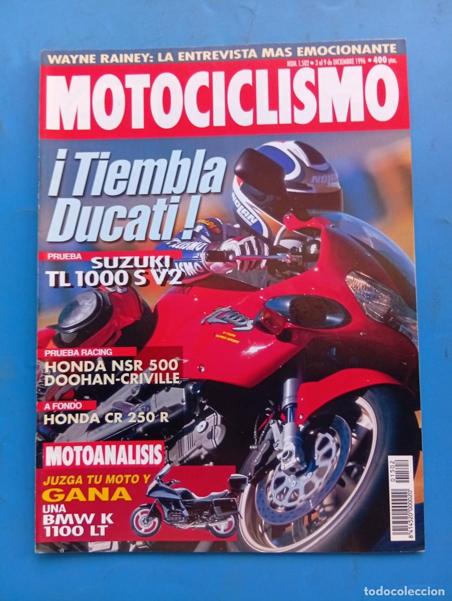 Coches y motocicletas: MOTOCICLISMO. N&ordm; 1502. A&Ntilde;O 1996. PRUEBA: SUZUKI TL 1000 S V2. HONDA NSR 500. BMW K 1100 LT.... LEER.