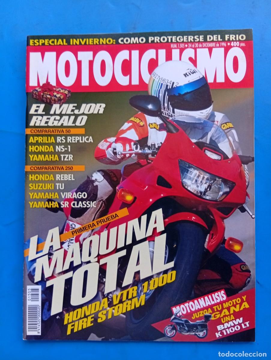 Coches y motocicletas: MOTOCICLISMO. N&ordm; 1505. DICIEMBRE 1996. ARPILIA RS REPLICA. HONDA NS-1. YAMAHA TZR. HONDA REBEL. LEER