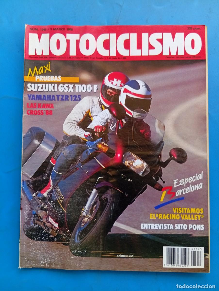 Coches y motocicletas: MOTOCICLISMO. N&ordm; 1045. MARZO 1988. PRUEBA: SUZUKI GSX 1100 F. TRIAL PUERTAS DE SAN LLOREN&Ccedil;... LEER.