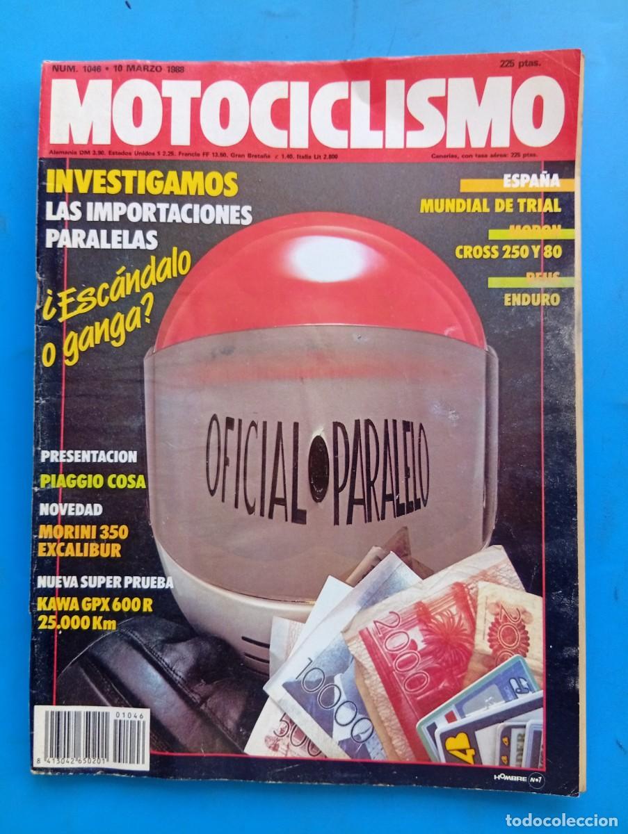 Coches y motocicletas: MOTOCICLISMO. N&ordm; 1046. A&Ntilde;O 1988. VESPA COSA. G.P. DE JEREZ. ENTREVISTA: XAVI CARDELUS. II PRU.. LEER