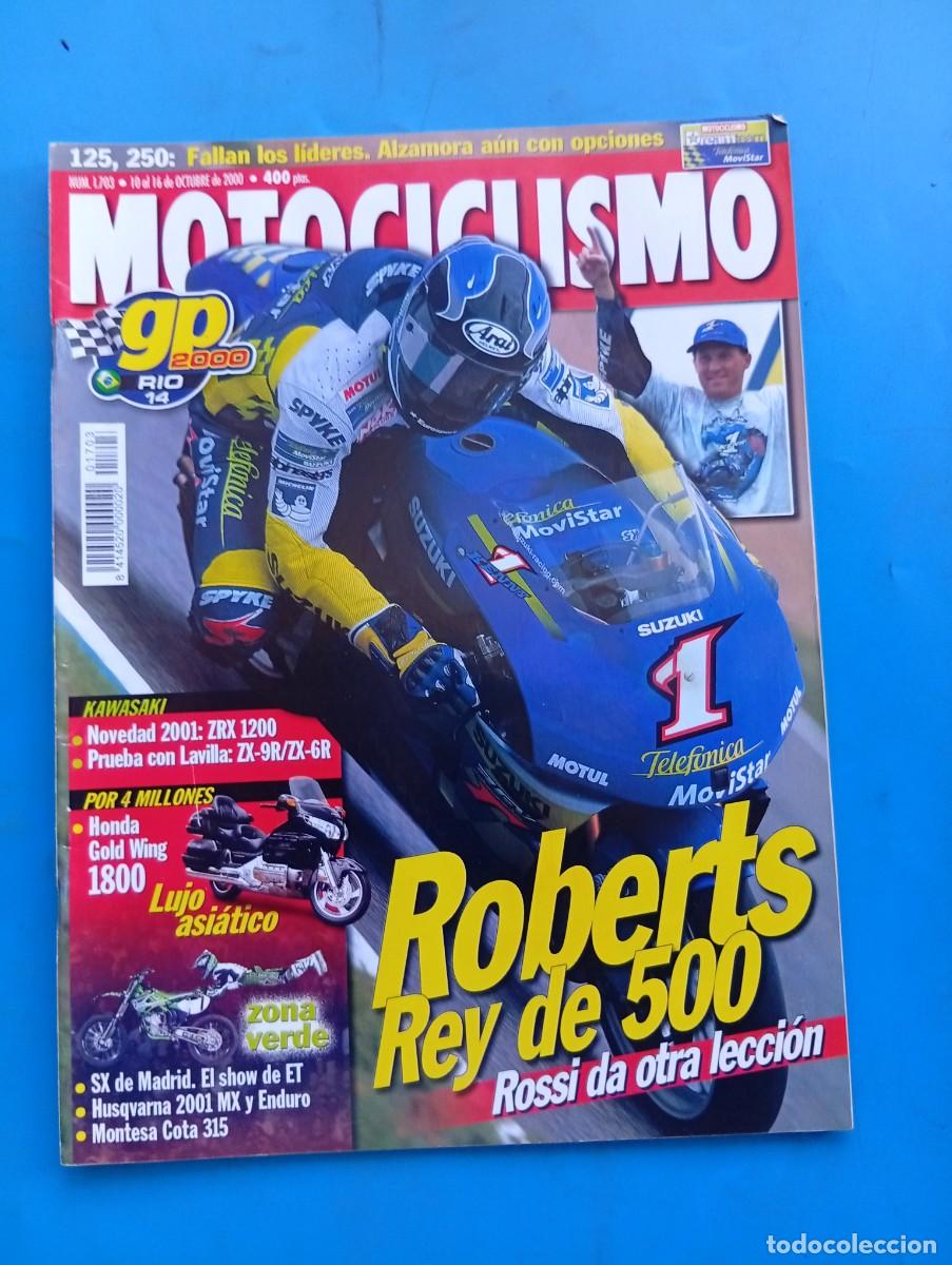 Coches y motocicletas: MOTOCICLISMO. N&ordm; 1703. OCTUBRE 2000. PRUEBA: HONDA GL 1800 GOLDWING. APRILIA SR 50 DITECH... LEER.