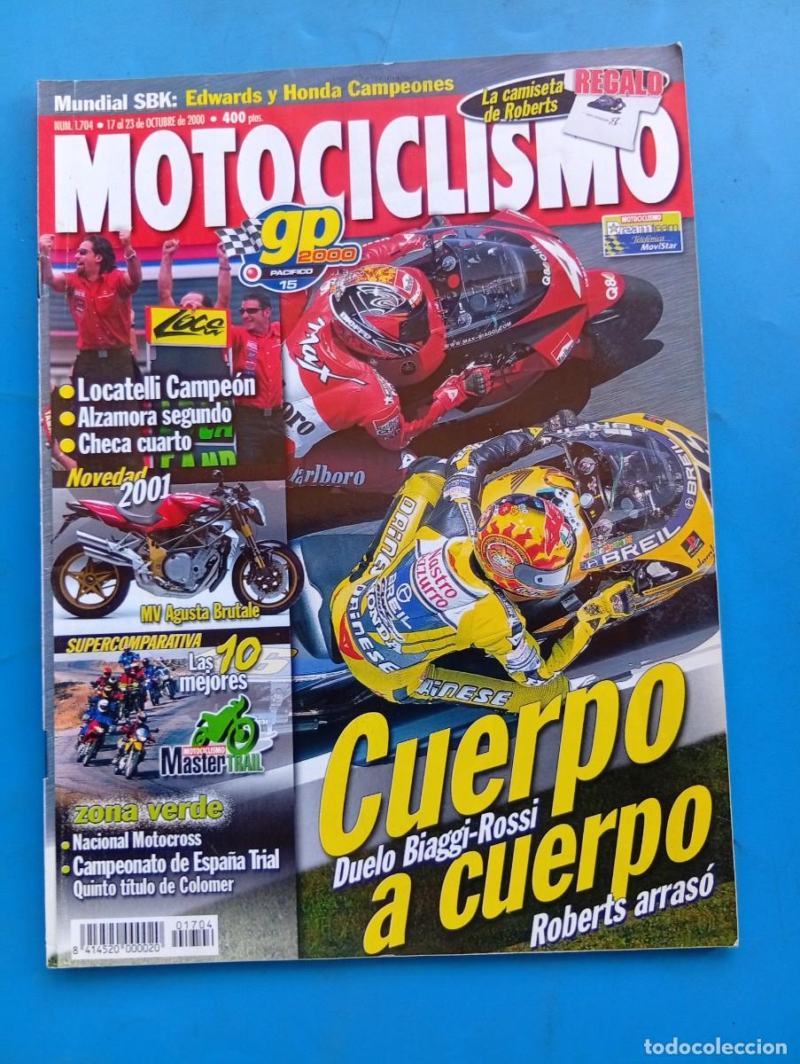 Coches y motocicletas: MOTOCICLISMO. N&ordm; 1704. OCTUBRE 2000. PRUEBA: AN&Aacute;LISIS MV AGUSTA BRUTALE... LEER.