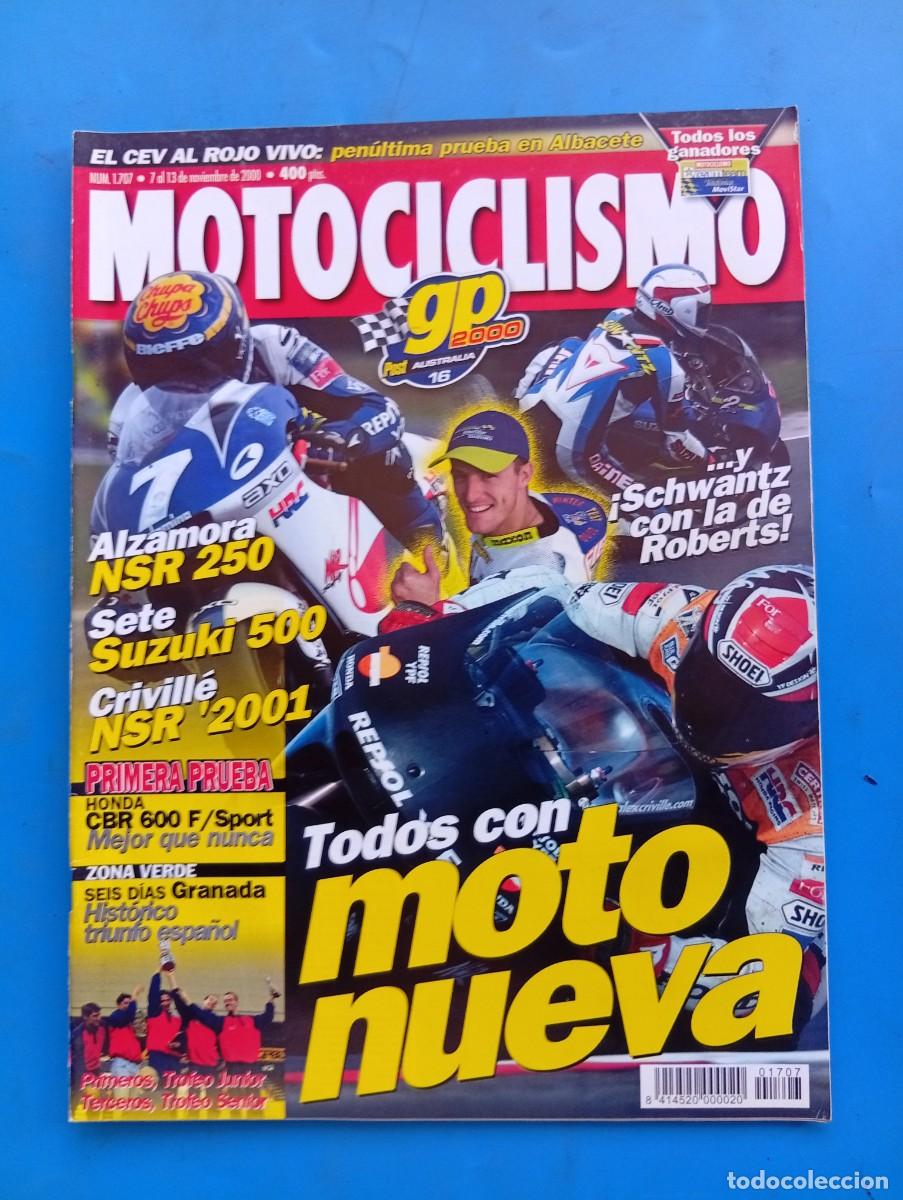 Coches y motocicletas: MOTOCICLISMO. N&ordm; 1707. NOVIEMBRE 2000. ALZAMORA NSR 250. SETE SUZUKI 500. CRIVLLE '2001.... LEER.