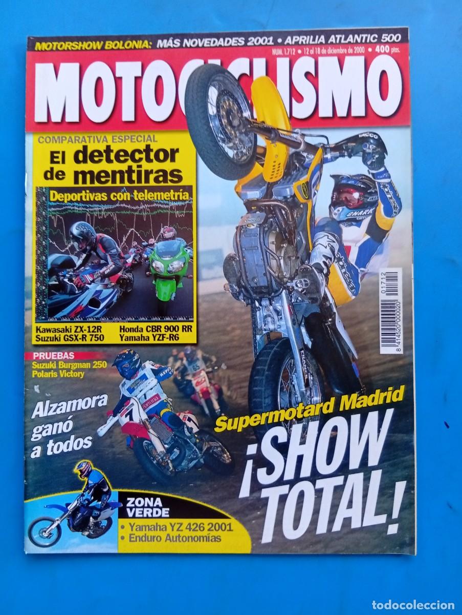 Coches y motocicletas: MOTOCICLISMO. N&ordm; 1712. DICIEMBRE 2000. SUZUKI BURGMAN 250. POLARIS VICTORY. YAMAHA YZ 426... LEER.