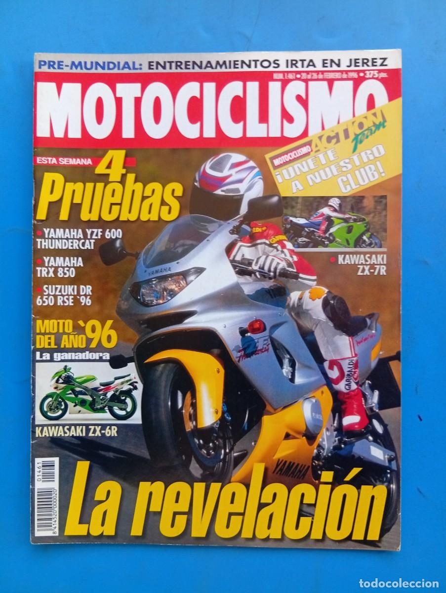 Coches y motocicletas: MOTOCICLISMO. N&ordm; 1461. FEBRERO. 1996. YAMAHA YZF 600 THUNDERCAT. YAMAHA TRX 850. SUZUKI DR ... LEER.