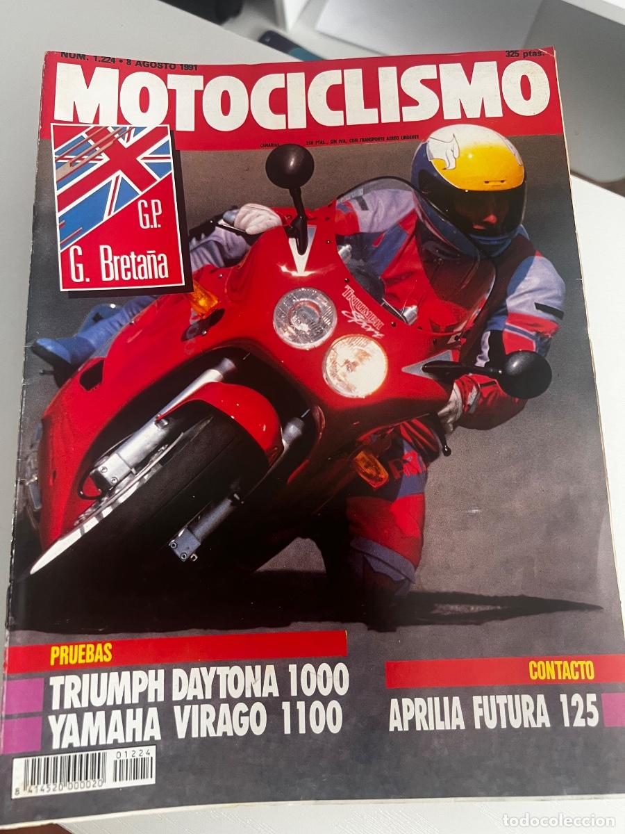 Coches y motocicletas: MOTOCICLISMO. N&ordm; 1224. AGOSTO 1991. PRUEBA: TRIUMPH DAYTONA. YAMAHA VIRAGO 1100. LEER