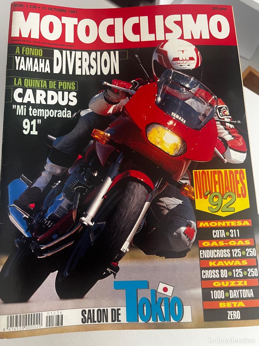 Coches y motocicletas: MOTOCICLISMO. N&ordm; 1236. NOVIEMBRE 1991. PRUEBA: MOTO GUZZI 1000 DAYTONA. NOVEDADES DE TOKIO. LEER