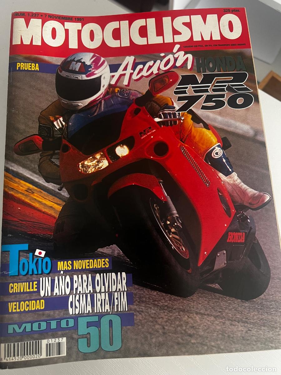 Coches y motocicletas: MOTOCICLISMO. N&ordm; 1237. A&Ntilde;O 1991. HONDA NR 750. CONGRESO DE LA FIM. ENTREVISTA: &Aacute;LEX CRIVILL&Eacute;... LEER