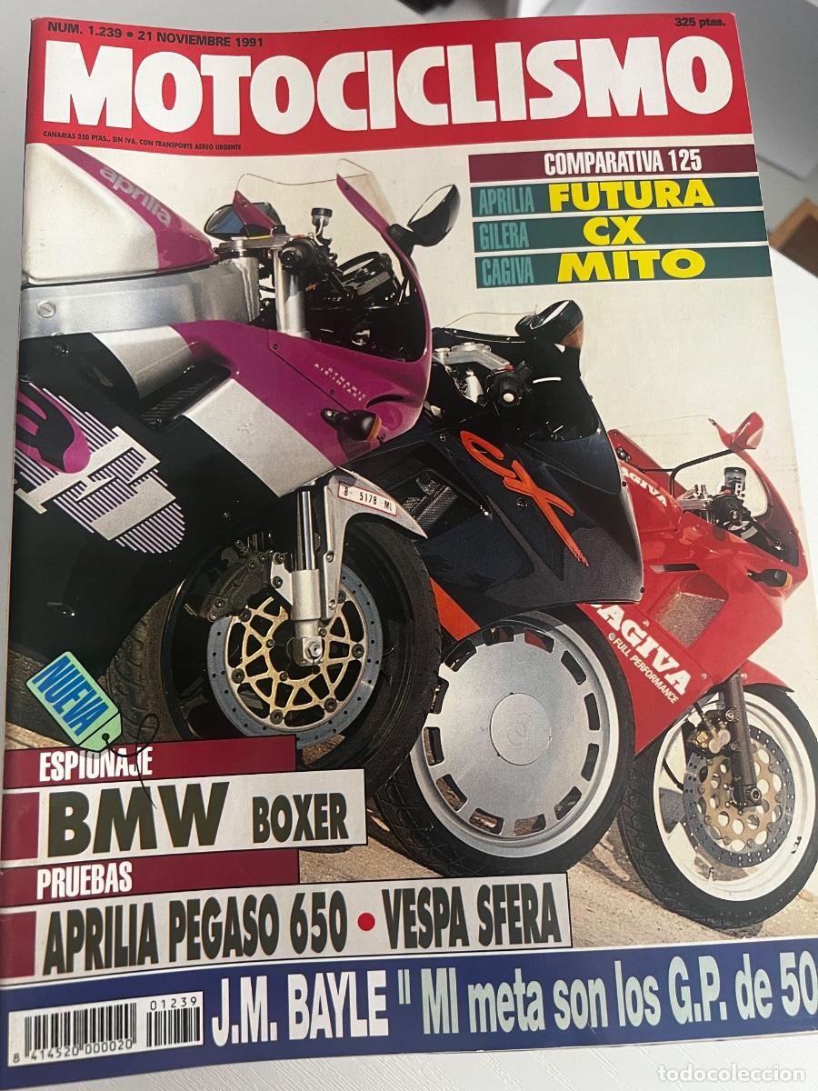 Coches y motocicletas: MOTOCICLISMO. N&ordm; 1239. A&Ntilde;O 1991. BMW BOXER. PRUEBA: APRILIA PEGASO 650. VESPA SFERA... LEER.