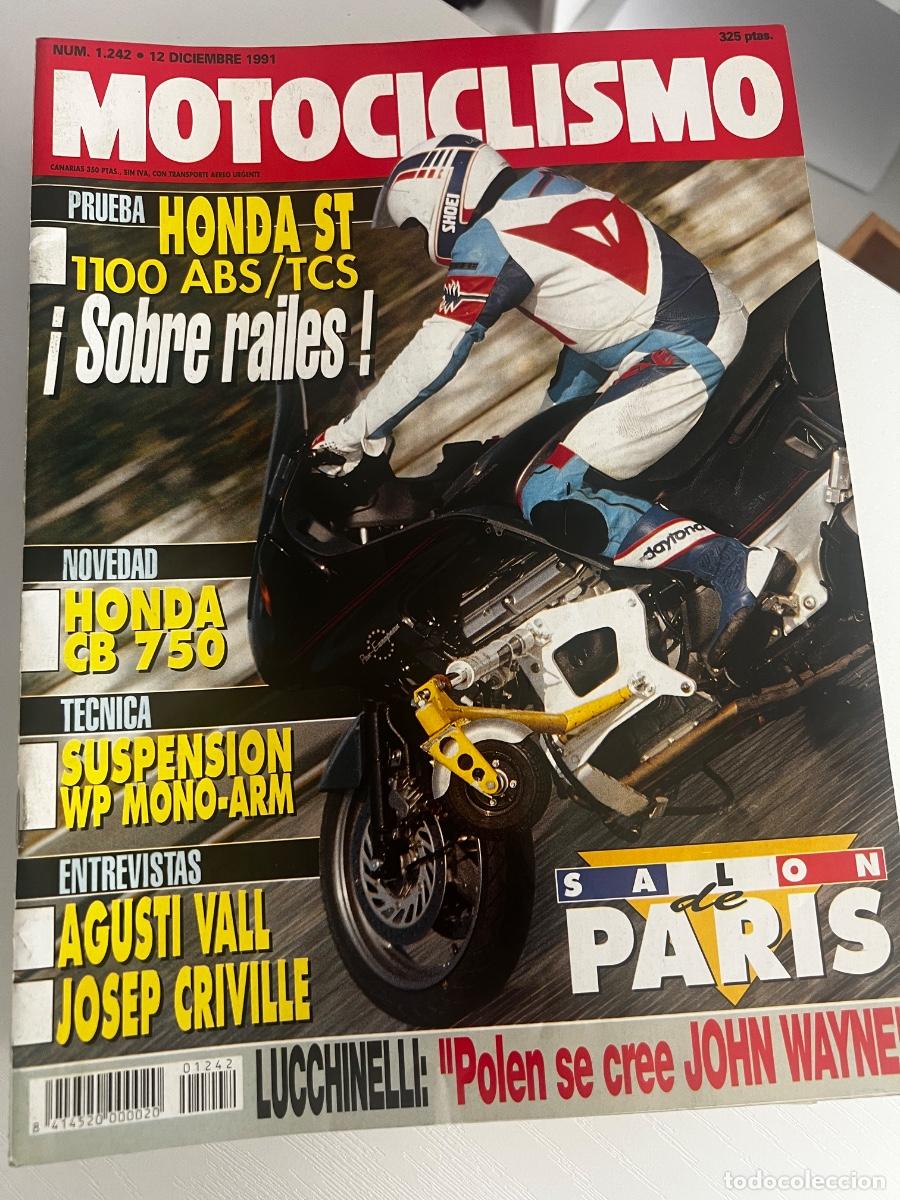 Coches y motocicletas: MOTOCICLISMO. N&ordm; 1242. A&Ntilde;O 1991. HONDA CB 750. AGUSTI VALL. HONDA DOMINATOR. KAWASAKI MONO-AR.. LEER