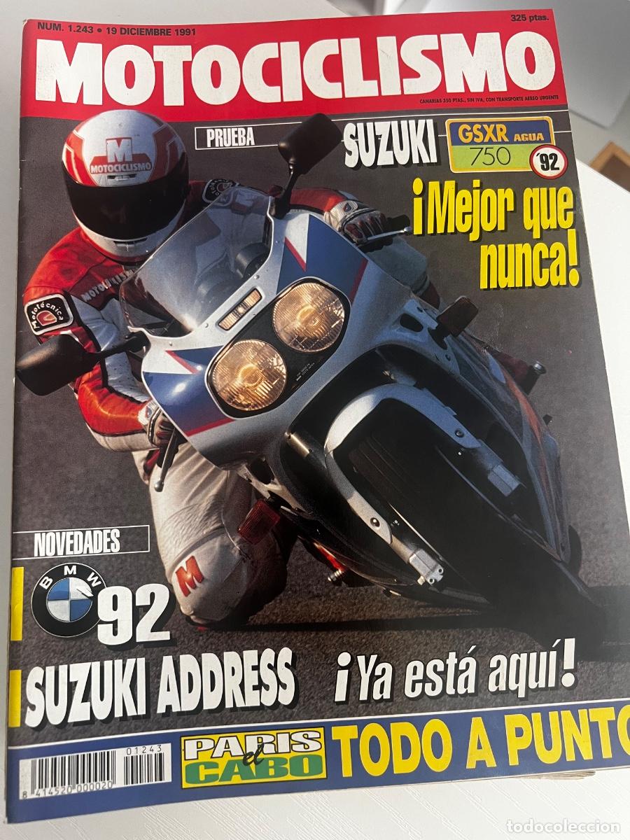 Coches y motocicletas: MOTOCICLISMO. N&ordm; 1243. DICIEMBRE 1991. SUZUKI GSXR 750. SUZUKI' 92. YAMAHA OW 01. LEER