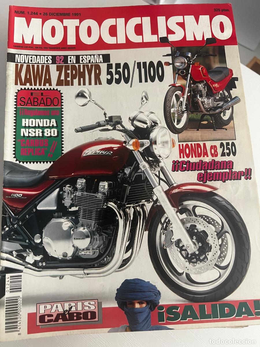 Coches y motocicletas: MOTOCICLISMO. N&ordm; 1244. A&Ntilde;O 1991. PRUEBA: HONDA CB 250. KAWASAKI ZXR 750 PHILLIPS. JUAN LOPEZ. LEER.