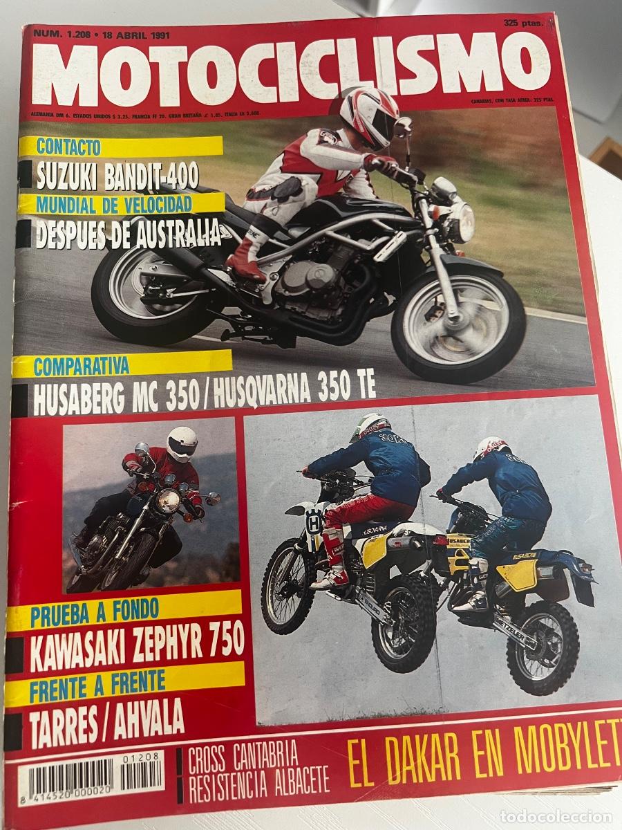 Coches y motocicletas: MOTOCICLISMO. N&ordm; 1208. ABRIL 1991. PRUEBA: SUZUKI BANDIT 400. PRE MUNDIAL DE ENDURO. CIRCUITO. LEER