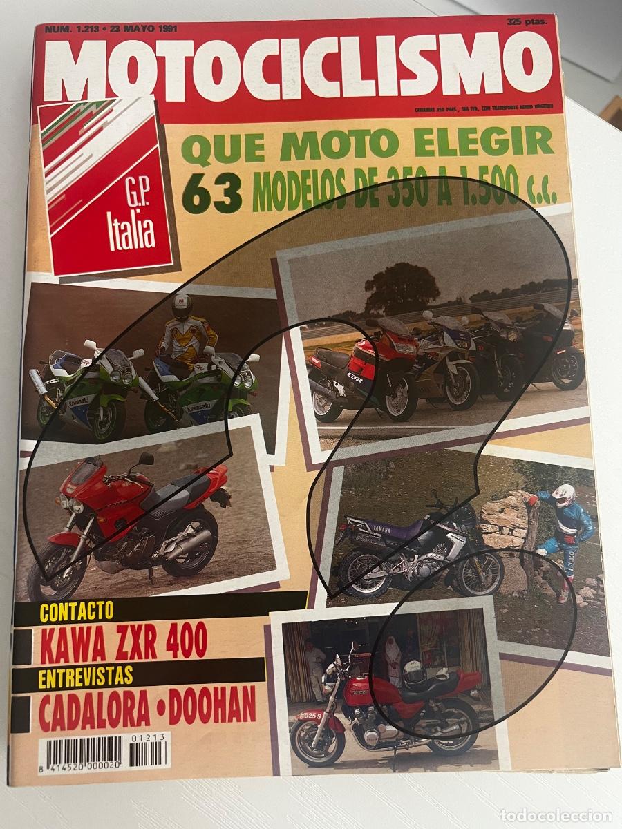Coches y motocicletas: MOTOCICLISMO. N&ordm; 1213. A&Ntilde;O 1991. PRUEBA: KAWASAKI ZXR 400. ENTREVISTA: LUCA CADALORA. GRAN ... LEER