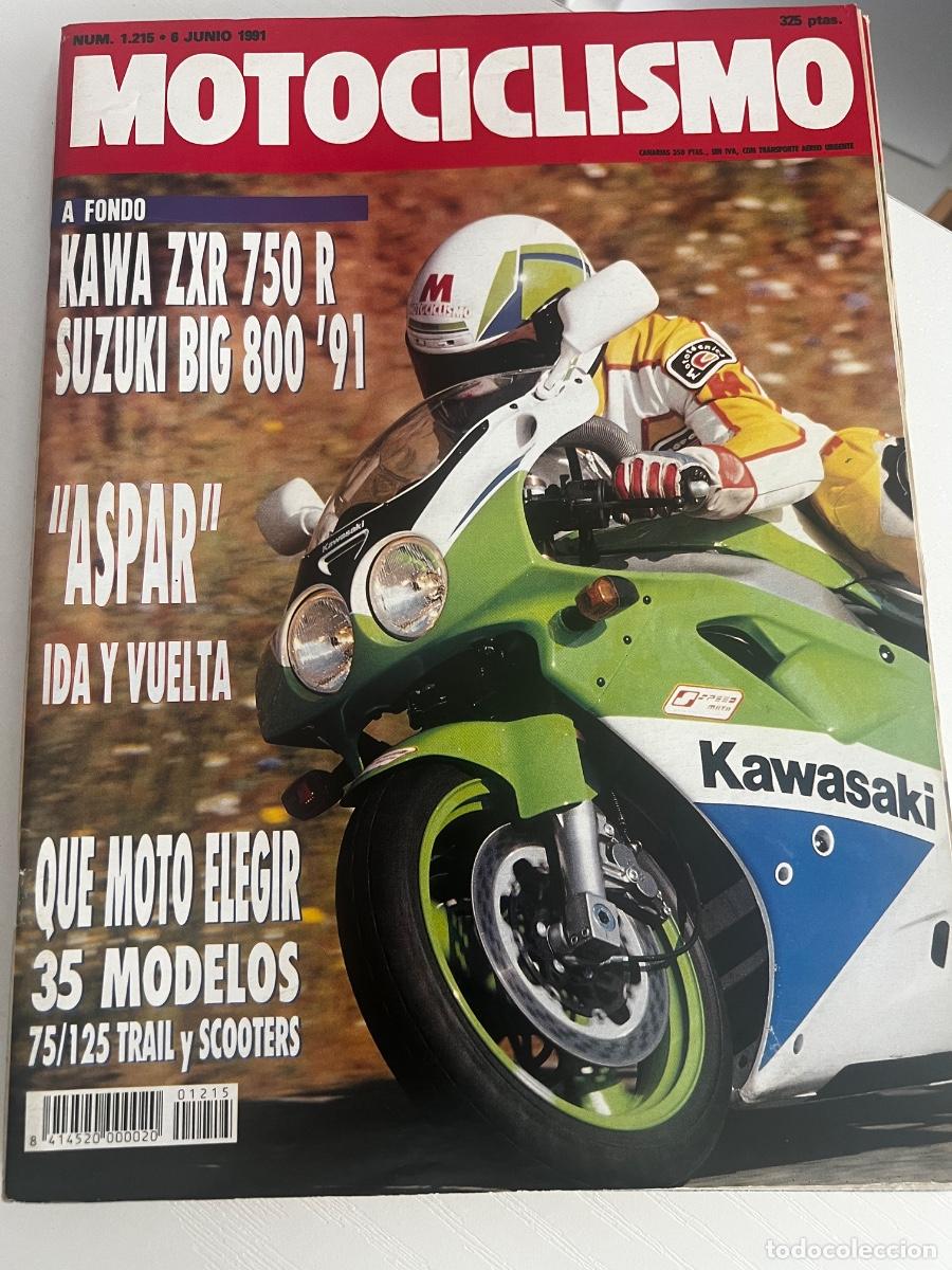 Coches y motocicletas: MOTOCICLISMO. N&ordm; 1215. JUNIO 1991. PRUEBA: KAWASAKI ZXR 750 R. PRE TRIAL DE ESPA&Ntilde;A. LEER