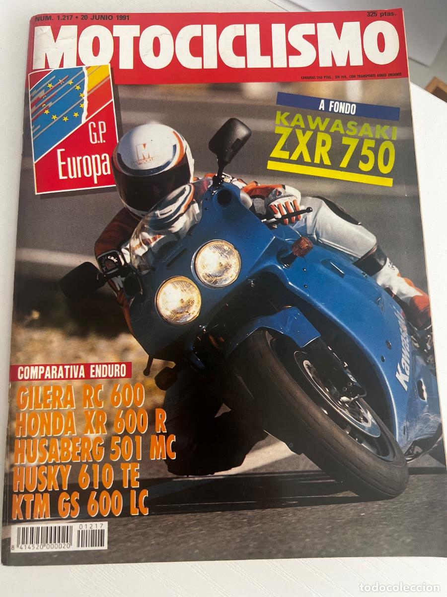 Coches y motocicletas: MOTOCICLISMO. N&ordm; 1217. JUNIO 1991. PRUEBA: KAWASAKI ZXR 750. ENTREVISTA NIALL MACKENZIE. LEER