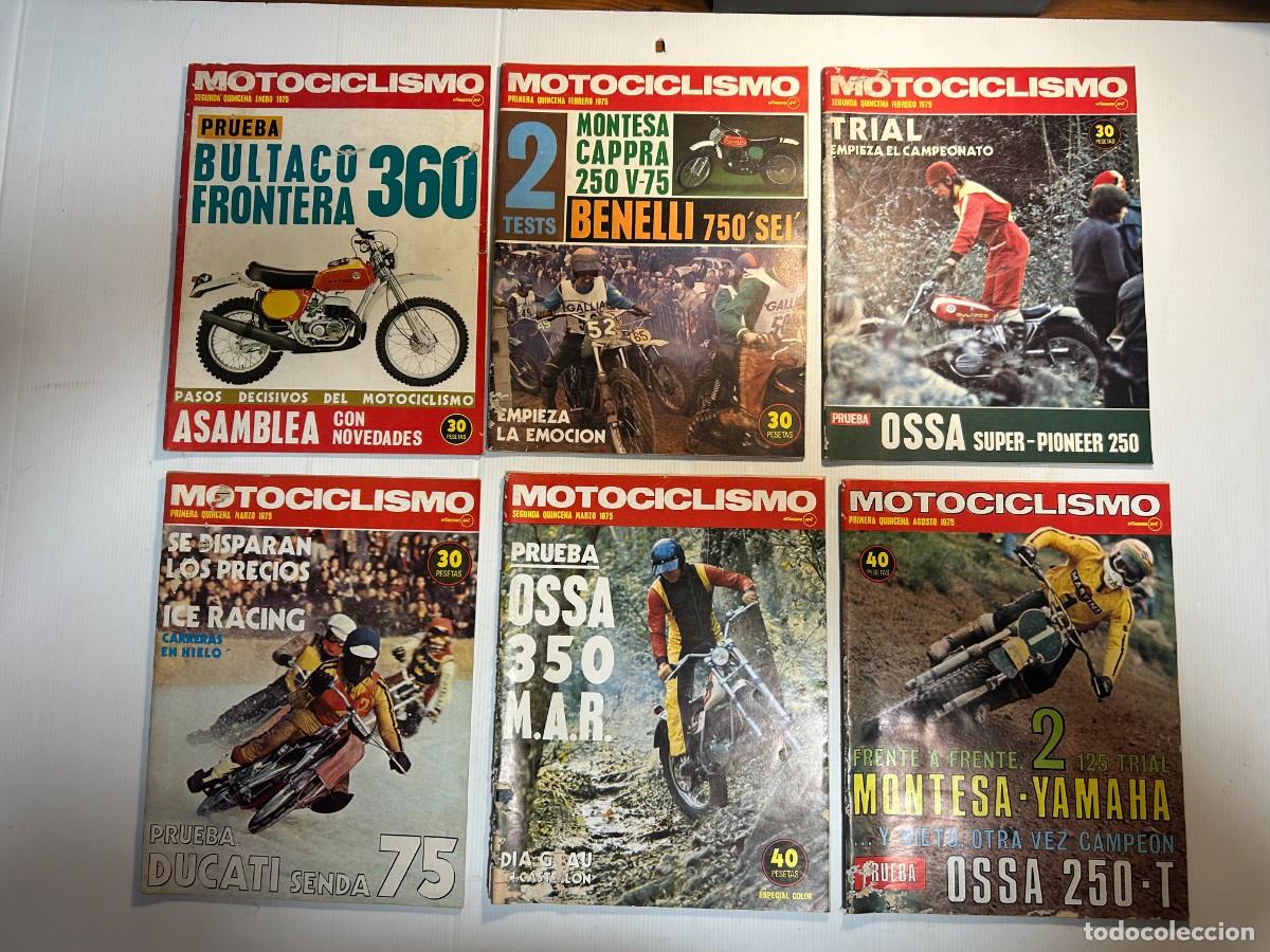 Coches y motocicletas: motociclismo revista 1975 Bultaco 360 - Montesa Capra - Benelli - OSSA 250 T- Ducati - Yamaha- Nieto