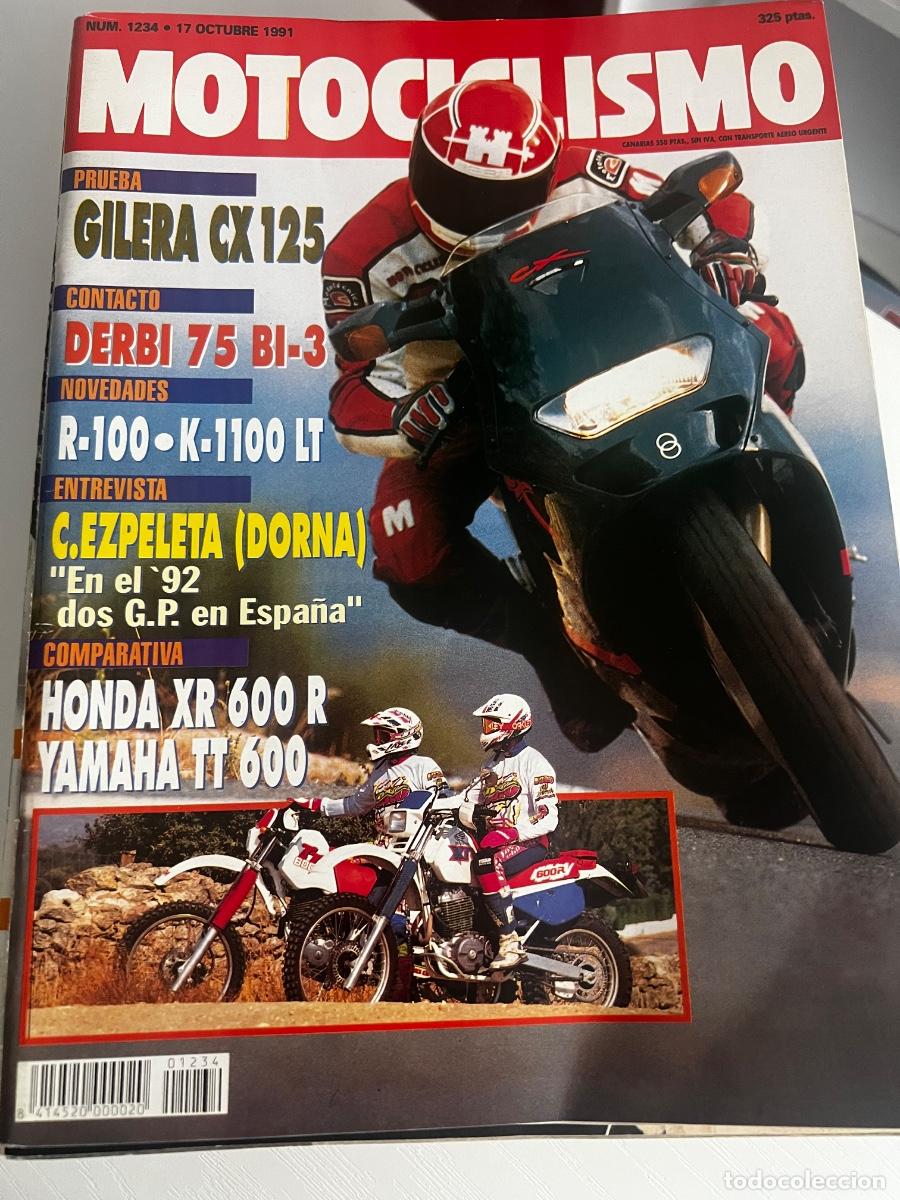 Coches y motocicletas: MOTOCICLISMO. N&ordm; 1234. OCTUBRE 1991. PRUEBA: MINI HONDA GABI. RALLYE DE LOS FARAONES. LEER
