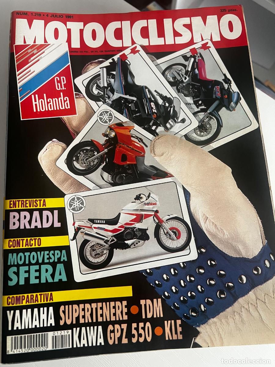 Coches y motocicletas: MOTOCICLISMO. N&ordm; 1219. A&Ntilde;O 1991. PRUEBA: FANTIC K-ROO. ENTREVISTA: HELMUT BRADL. G.P. DE HOLA.. LEER