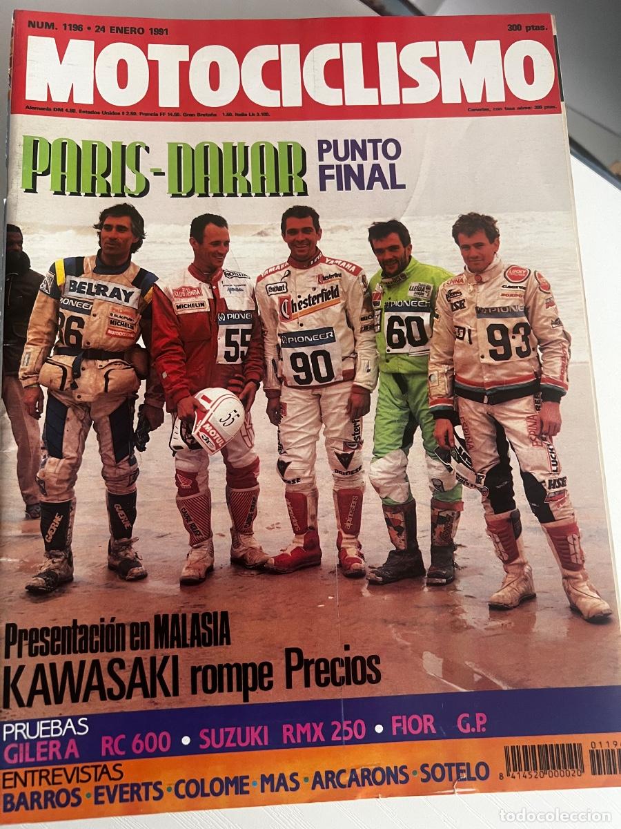 Coches y motocicletas: MOTOCICLISMO. N&ordm; 1196. ENERO 1991. PRUEBA: GILERA RC 600. LA JJ-COBAS DE CRIVILL&Eacute;. ENTREVISTAS. LEER