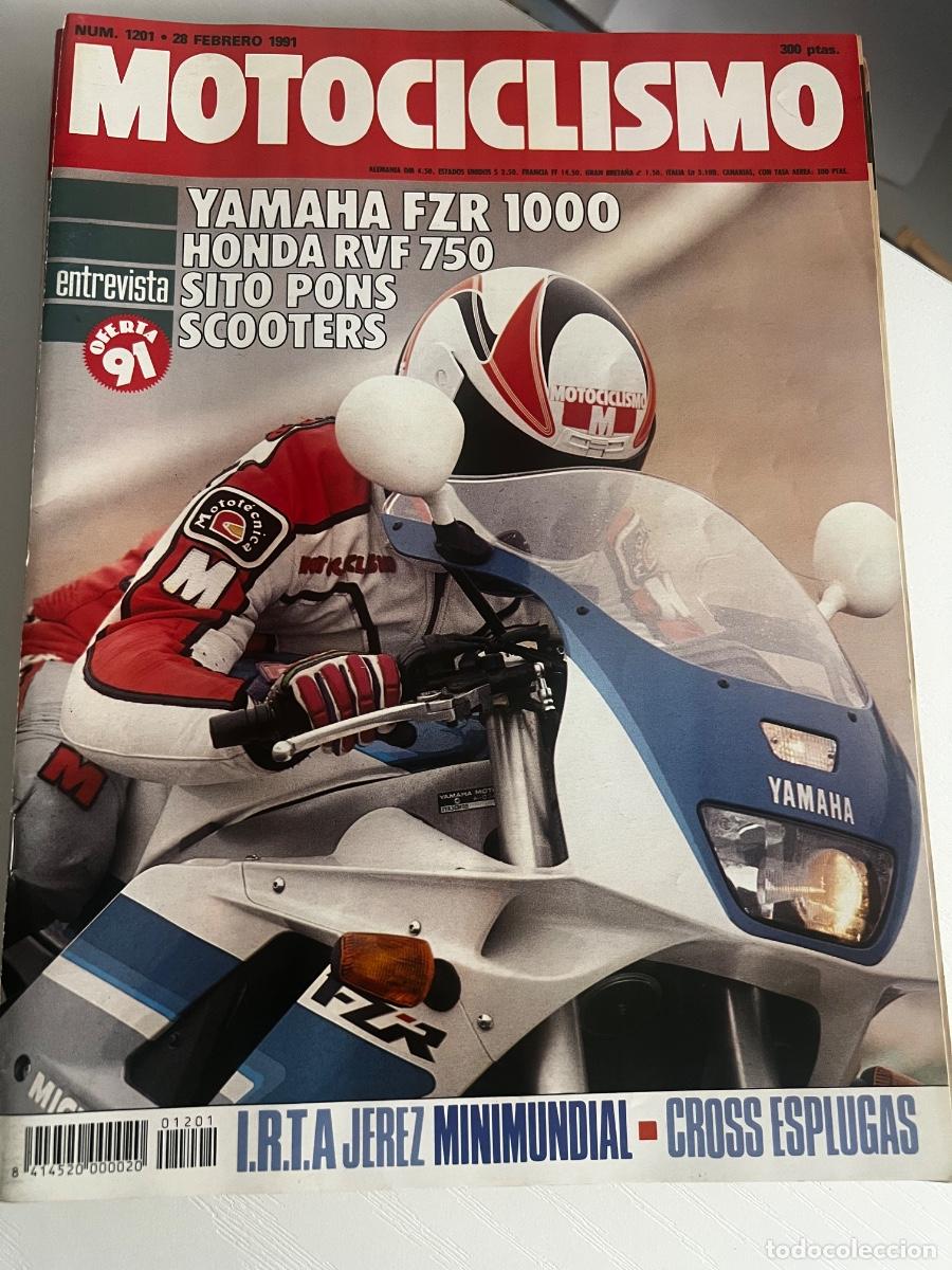 Coches y motocicletas: MOTOCICLISMO. N&ordm; 1201. MARZO 1991. SITO PONS. PRUEBA: HONDA RVF 750. I.R.T.A. JEREZ MINIMUNDIAL.LEER