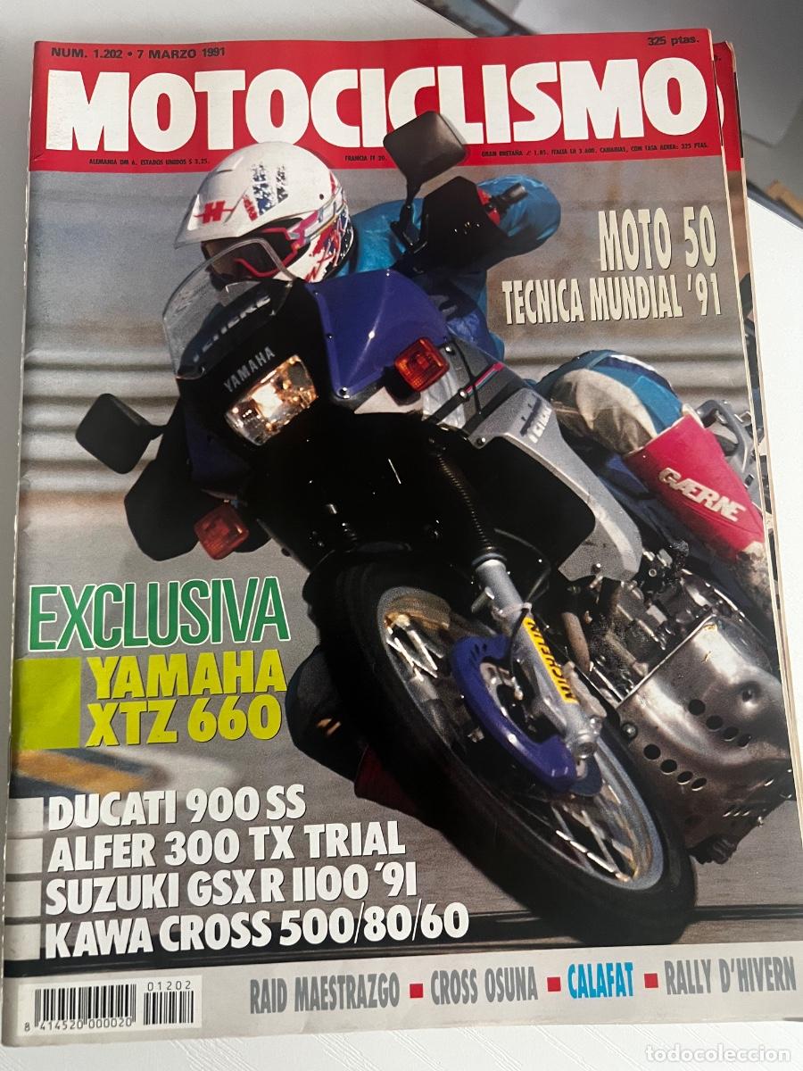 Coches y motocicletas: MOTOCICLISMO. N&ordm; 1202. MARZO 1991. PRUEBA: YAMAHA XTZ 660. DUCATI 900 SUPERSPORT &acute;91. LEER