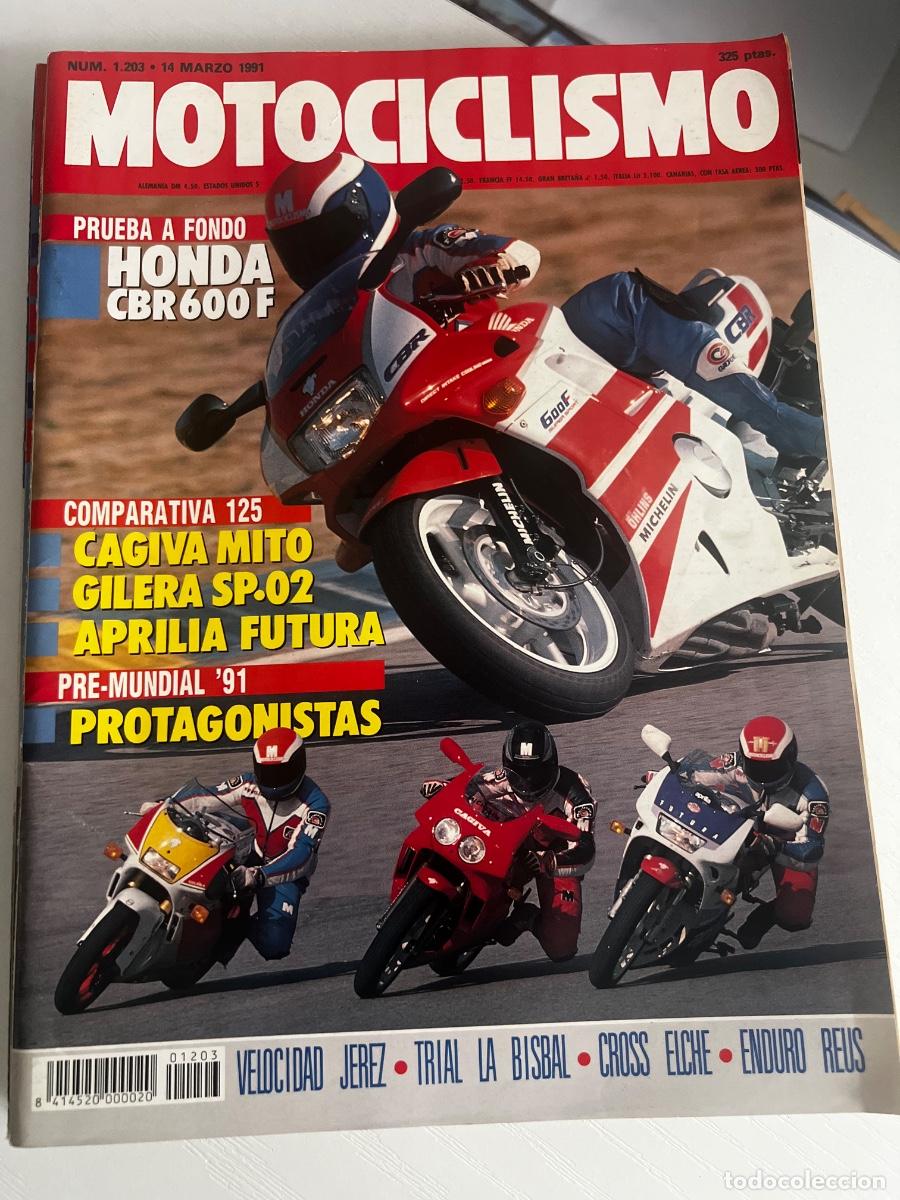 Coches y motocicletas: MOTOCICLISMO. N&ordm; 1203. MARZO 1991. PRUEBA: HONDA CBR 600 &acute;91. NACIONAL DE VELOCIDAD EN JEREZ. LEER