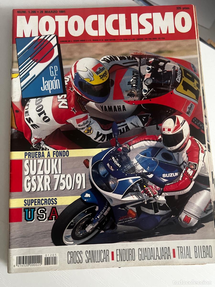 Coches y motocicletas: MOTOCICLISMO. N&ordm; 1205. MARZO 1991.PRUEBA: SUZUKI GSX-R 750. PRE MUNDIAL DE SUPERBIKES. LEER